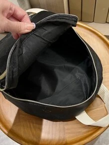 Balo Thời Trang Nữ màu trơn - màu đen - Xem 5