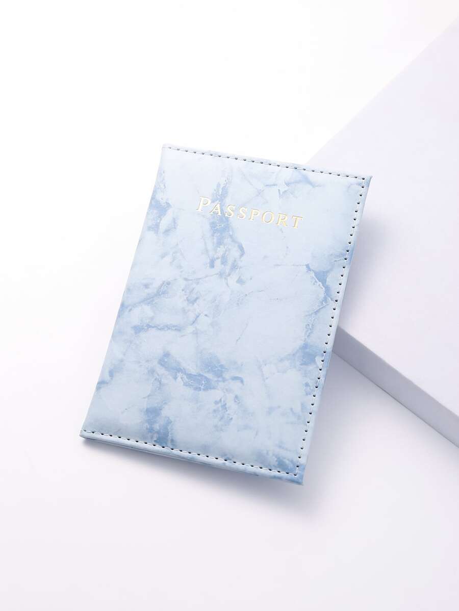 Vỏ hộ chiếu - Màu xanh nhạt - Xem 1