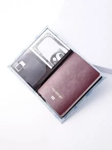 Vỏ hộ chiếu - Màu xanh nhạt - Xem 2