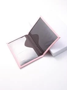 PU 旅行护照套 时尚 2022 女士护照夹 男士旅行证件套，母亲节礼物 送给妈妈 护照夹 护照钱包 学校用品 学校用品 学生用品 飞行用品 返校用品 旅行配件 护照包 假期旅行必需品 护照袋 邮轮必需品 - 淺粉色 - 查看 5