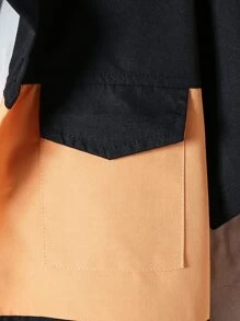 Boys Colour Block Patched Pocket Shirt Without Tee - Multicolor - View 3