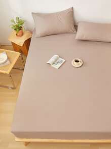 1 Đồng Màu Trang Bị Tấm Tối Giản Vải Trang Bị Tấm Cho Gia Đình, Tất Cả Các Mùa - Cà phê nâu - Xem 4