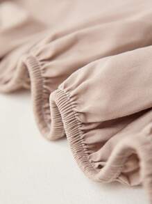 1 Đồng Màu Trang Bị Tấm Tối Giản Vải Trang Bị Tấm Cho Gia Đình, Tất Cả Các Mùa - Cà phê nâu - Xem 8