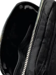 Minimalist Bum Bag - Black - View 5