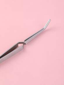 1pc Nail Art Tweezers Nail Rhinestone Picker Tool Nail Sticker Tweezers Decal Decor Picker Eyelash Extension Nail Foil Tweezers Picker Placer Nail Decor Tweezers,Nail Supplies,Nail Tools,Nail Art Tools,Back To School,Nails,Nail Tools For Press On Nails - Silver - View 3