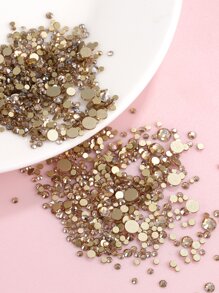 1 gói trang trí móng tay nghệ thuật đính đá Rhinestone DIY Mặt dây chuyền trang trí móng tay Đá quý trang trí móng tay - Nhiều màu - Xem 7