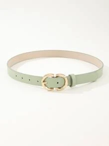 1pc Women's Fashionable & Versatile Waist Belt With Adjustable 8-Shaped Buckle Summer, School Fall, Autumn, Halloween