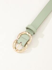 1pc Women's Fashionable & Versatile Waist Belt With Adjustable 8-Shaped Buckle Summer, School Fall, Autumn, Halloween