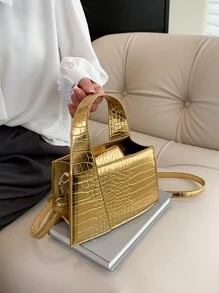 Túi đeo chéo Nữ Có thể điều chỉnh được Hấp dẫn Đúng mốt - Vàng - Xem 3