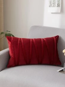 1 pieza Funda de almohada decorativa unicolor minimalista químico fibra para casa