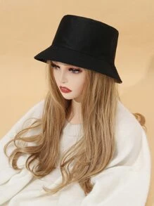 1入組中性蘑菇和刺蝟圖案兩面可戴可愛漁夫帽適用於戶外 - 彩色 - 查看 2