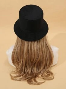 1入組中性蘑菇和刺蝟圖案兩面可戴可愛漁夫帽適用於戶外 - 彩色 - 查看 6