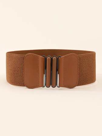 Symmetrical Buckle Elastic Belt Summer, School Fall, Autumn, Halloween