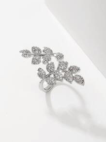 Anillo zirconia cúbica - Plateado - Ver 2