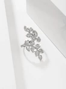 Anillo zirconia cúbica - Plateado - Ver 3