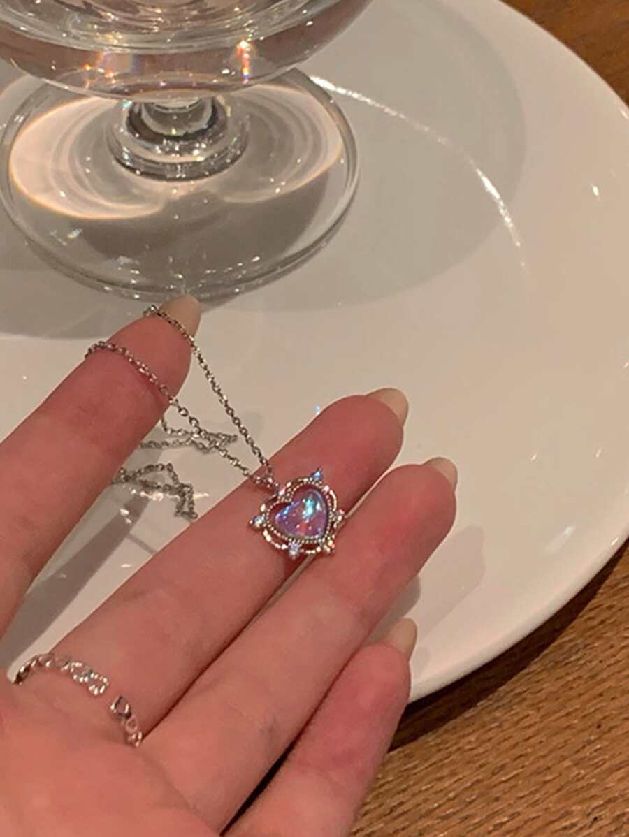 水鑽裝飾鏈條樣式項鍊