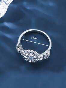 Cubic Zirconia Decor Ring