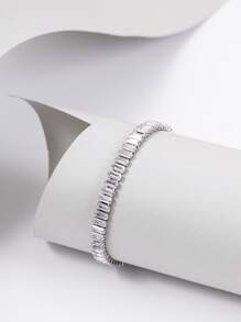 Rhinestone Decor Bracelet - Multicolor - View 1