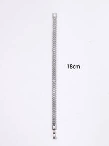 Rhinestone Decor Bracelet - Multicolor - View 4