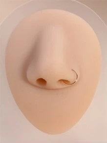 20 Cái/bộ Tối Giản Đơn Giản Nhẫn Mũi Đồng Cơ Thể Món Quà Trang Sức Cho Phụ Nữ & Bé Gái - Hoa hồng vàng - Xem 2