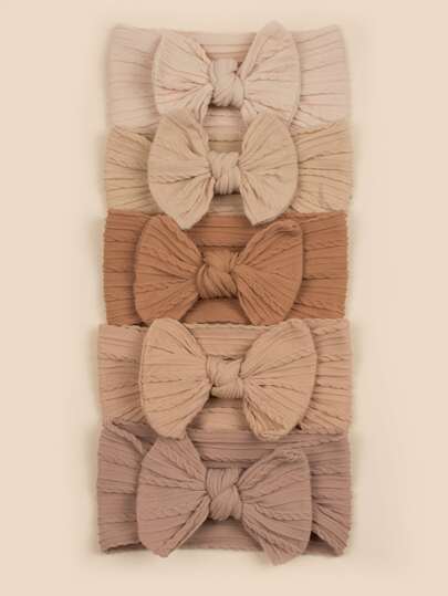 5 st Baby Bow Decor Hårband Love Valentine