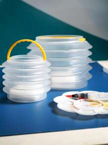 1pc Foldable Painting Brush Washer - Clear - View 2