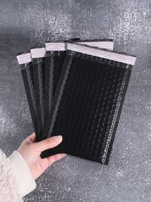 10pcs Solid Bubble Mailer Bag - Black - View 5