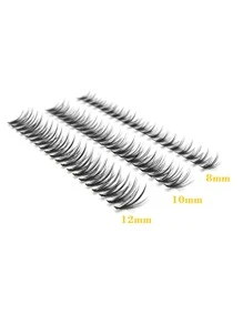 KIMCCI 1盒0.07MM朵毛,自然厚嫁接假睫毛單簇種植,送給女士妻子姐妹青少年女朋友,適用於睫毛延長 - 黑色 - 查看 3