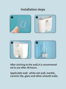 1件随机颜色马桶刷家用无盲点清洁刷马桶长柄可拆卸