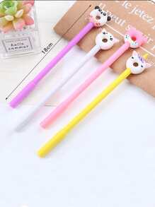 4peças Caneta gel Desenho de desenho animado - Multicolorido - Ver 8