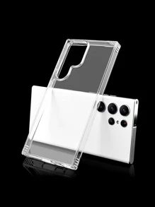 3 tấm phim dán màn hình điện thoại cường lực & 1 bộ ốp lưng chống rơi Tương thích với Samsung - Trong sáng - Xem 5