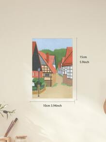 15入組景觀圖案明信片 - 彩色 - 查看 6