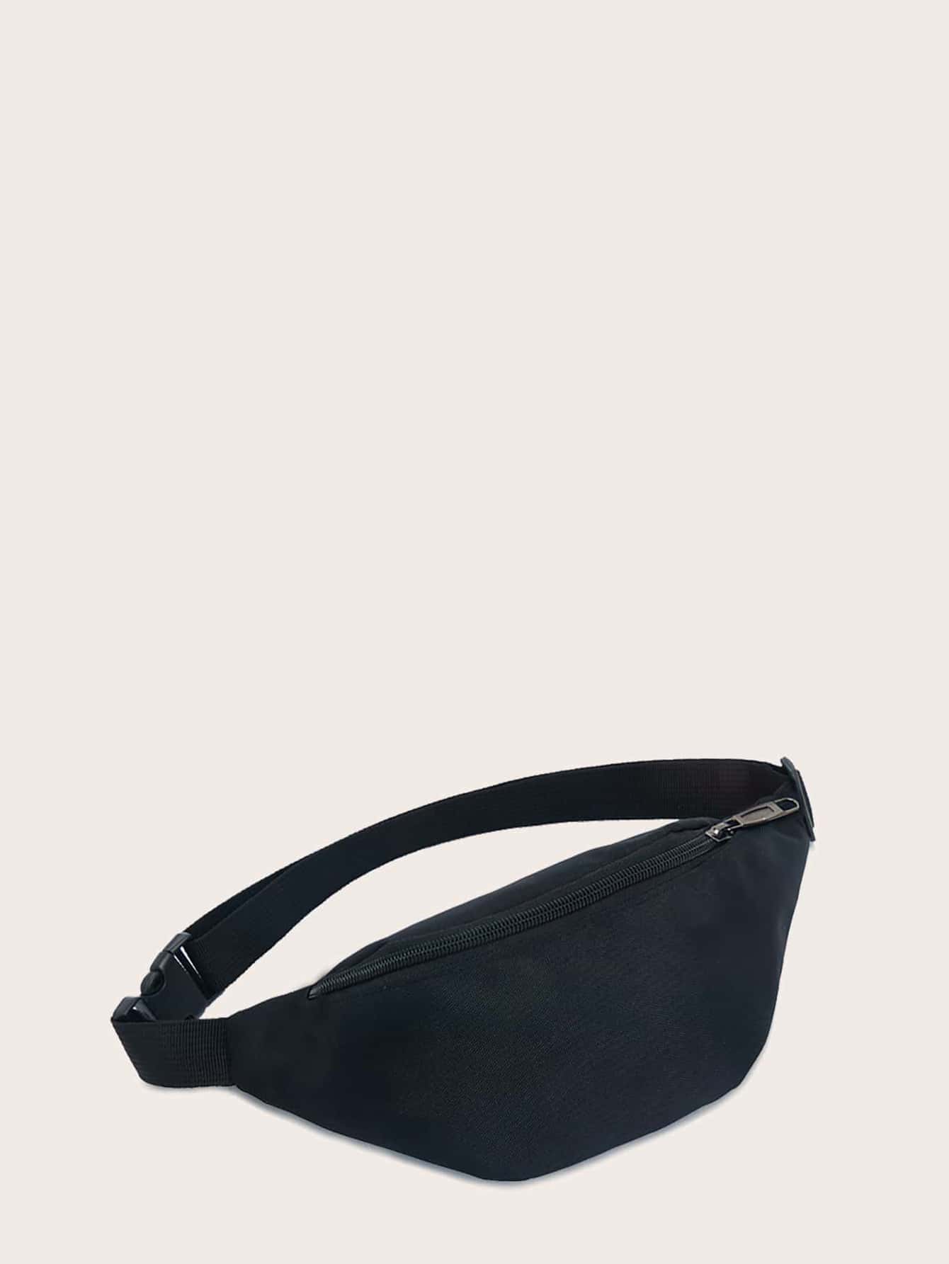 Minimalist Bum Bag - Black - View 1