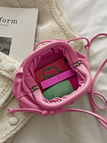 迷你螢光紅雲朵包粉色 - 粉色 - 查看 5