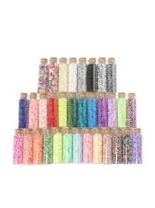 1 botella Accesorio de joya DIY arcilla suave - Rojo - Ver 1