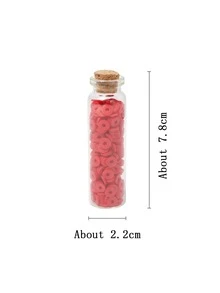 1 botella Accesorio de joya DIY arcilla suave - Rojo - Ver 4