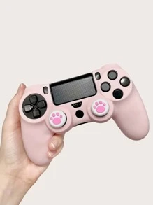 4pcs Silicone Paw Detail Button Cover Compatible With PS5/PS4/Xbox - Multicolor - View 2