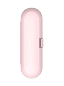 Universal Electric Toothbrush Holder Case, Portable Travel Storage Box For Electric Toothbrush, Outdoor Protection Case Home Bathroom Decor Fall Decor Back To School - Pink - View 1