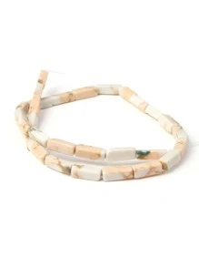 1 hebra Accesorio de joya DIY geométrico con cuenta con piedra - Multicolor - Ver 1