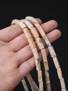 1 hebra Accesorio de joya DIY geométrico con cuenta con piedra - Multicolor - Ver 7