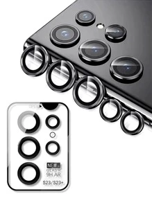 1入組片鏡頭膜帶安裝托盤兼容三星星系S23 - 黑色 - 查看 2