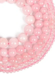 1strand Stone Bead DIY Jewelry Accessory - Pink - View 2