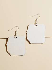 Slogan đồ họa thả bông tai hình học - Nhiều màu - Xem 2