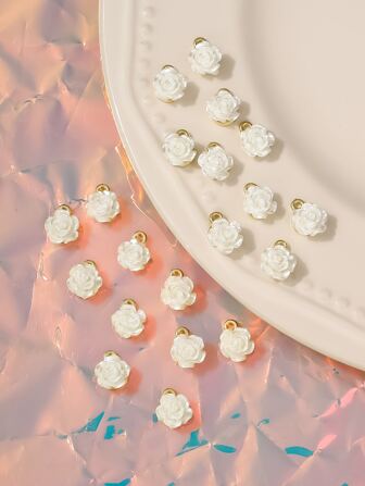 20入組/套花DIY吊墜DIY首飾製作