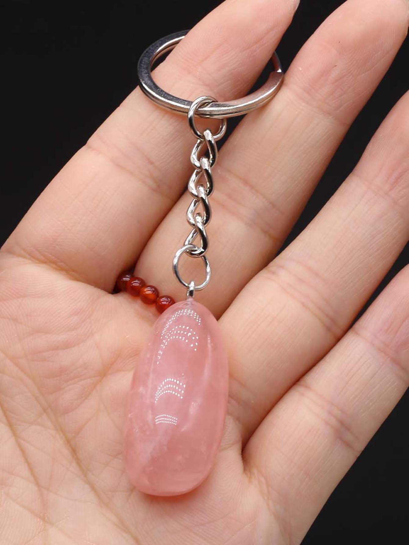 Stone Charm Keychain | SHEIN USA