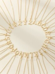 Vòng cổ chữ Charm - Vàng - Xem 1