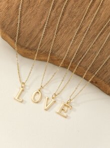 Vòng cổ chữ Charm - Vàng - Xem 2