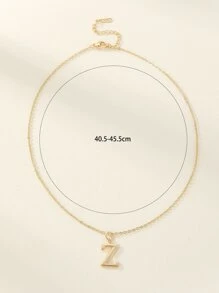 Vòng cổ chữ Charm - Vàng - Xem 4