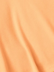 SHEIN Baby Bow Front Cami Dress - Orange - View 3