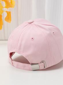 Niñas Gorro béisbol unicolor - Rosa - Ver 2